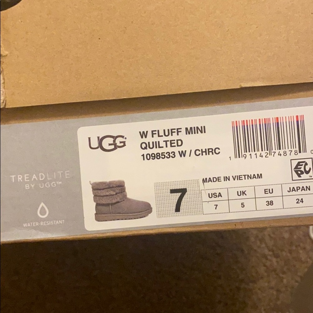 FLUFF MINI QUILTED UGGS